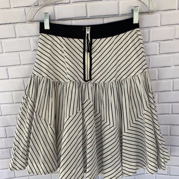 Anthropologie Maeve Striped Skirt Size 4 - Picture 3 of 4